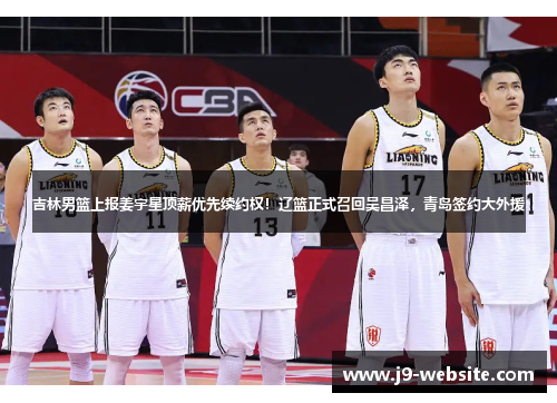 吉林男篮上报姜宇星顶薪优先续约权！辽篮正式召回吴昌泽，青岛签约大外援